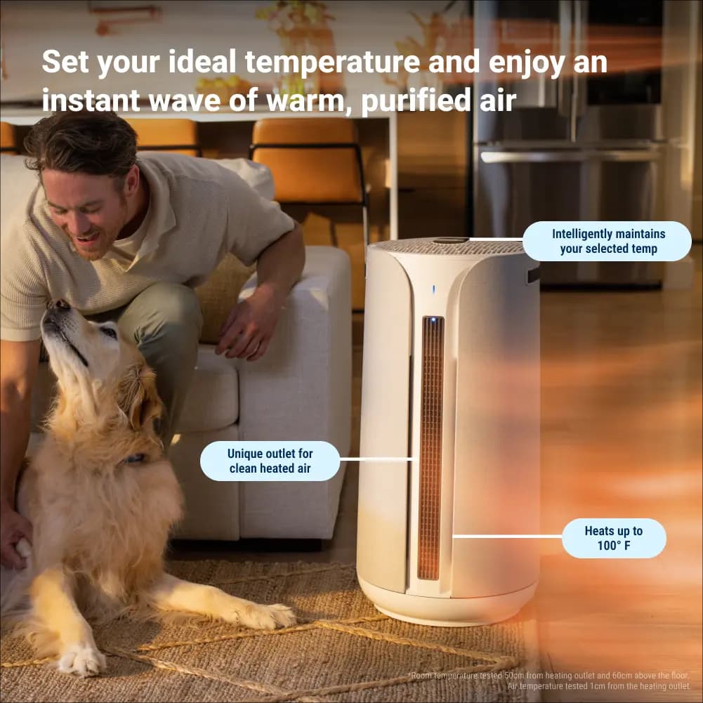 Blueair ComfortPure 3-in-1 Air Purifier T20i [27.4 in x 13.6 in x 13.6 in, 26.9 lb, 36 W]