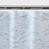 13pc PEVA Waves Shower Curtain and Rings Set Blue - Room Essentials™ [72 Inches (H) x 70 Inches (W), .7 Pounds, Pressed or Molded]