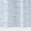 13pc PEVA Waves Shower Curtain and Rings Set Blue - Room Essentials™ [72 Inches (H) x 70 Inches (W), .7 Pounds, Pressed or Molded]