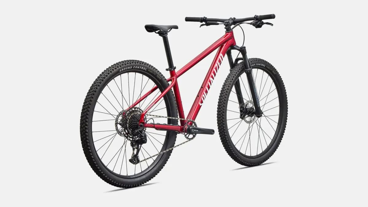 Specialized Rockhopper Expert [Specialized A1 premium butted alloy, zero-stack head tube, internal cable routing, 135x9mm forged dropouts, chainstay-mounted disc brake, replaceable