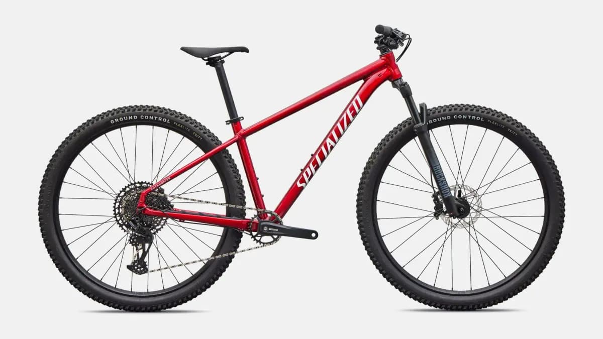 Specialized Rockhopper Expert [Specialized A1 premium butted alloy, zero-stack head tube, internal cable routing, 135x9mm forged dropouts, chainstay-mounted disc brake, replaceable