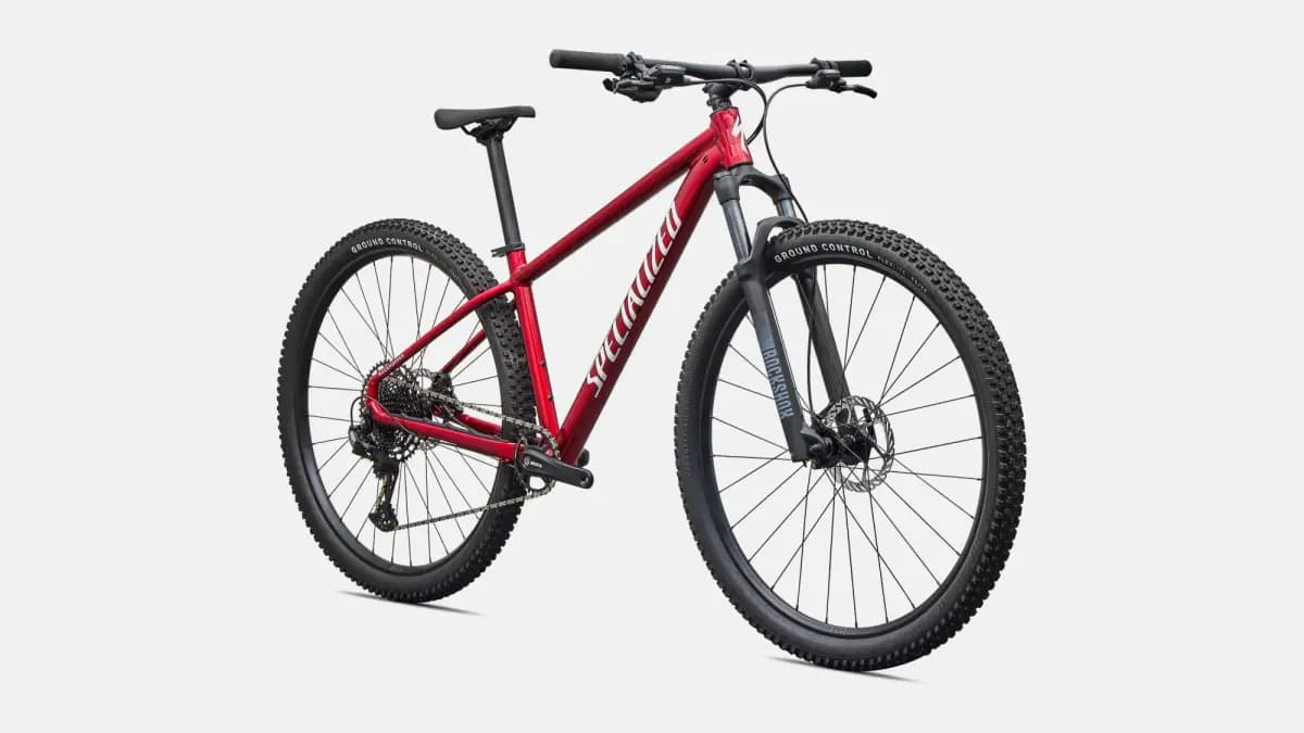 Specialized Rockhopper Expert [Specialized A1 premium butted alloy, zero-stack head tube, internal cable routing, 135x9mm forged dropouts, chainstay-mounted disc brake, replaceable