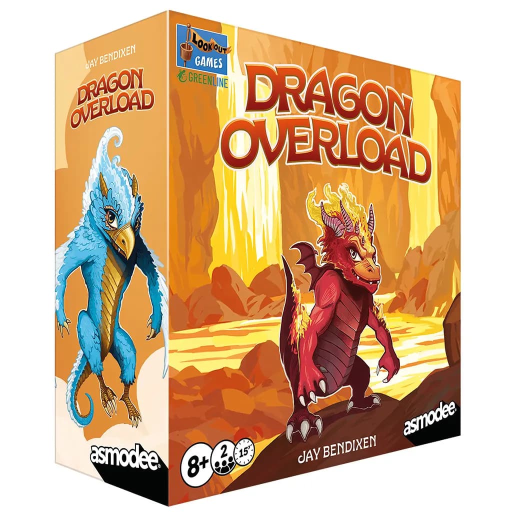 Lookout Games Dragon Overload [UPC 355838700472, ages 8+, 15 minutes]