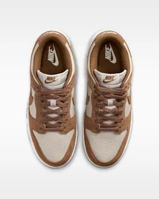 Nike Dunk Low Suede Women's Shoes Light British Tan/Cream II/White/Light British Tan [Light British Tan/Cream II/White/Light British Tan, W 5 / M 3.5, W 5.5 / M 4, W 6 / M 4.5, W 6