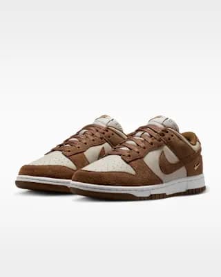 Nike Dunk Low Suede Women's Shoes Light British Tan/Cream II/White/Light British Tan [Light British Tan/Cream II/White/Light British Tan, W 5 / M 3.5, W 5.5 / M 4, W 6 / M 4.5, W 6
