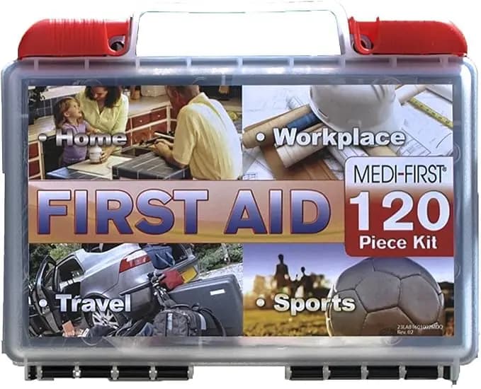 Medique Medi-First 40120 Multi-Purpose First Aid Kit, 120 Pieces [OSHA, portable handle, First Aid Kits]