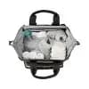 Skip Hop Mainframe Wide Open Diaper Bag Travel Backpack with Changing Pad - Black and Gold Trim [Dimensions (Overall) 15 Inches (H) x 15 Inches (W) x 7 Inches, Weight 1.8 Pounds, I