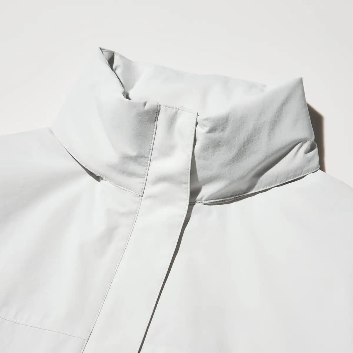 Uniqlo Windproof Stand Blouson Off White [Imported, Hand wash cold, Do not dry clean, Adjust the hem to create your own style.]
