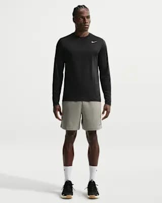 Nike Flex Men's Dri-FIT Long-Sleeve Training Top Black/Matte Silver [Black/Matte Silver, 100% polyester, Machine wash]
