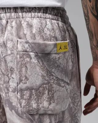 Jordan Brooklyn Men's Realtree Open-Hem Pants White/Bright Citron [Body: 71% cotton/29% polyester. Pockets: 100% cotton., Machine wash, XS-3XL]