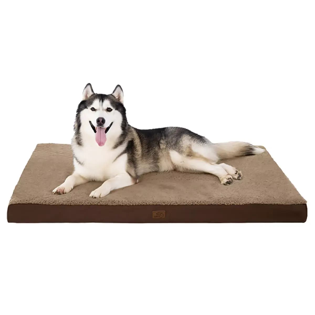 Bedsure® Orthopedic Waterproof Dog Bed with Sherpa & Oxford Fabric Removable Cover & Egg Crate Foam [Description and Overview The Bedsure classic pet bed mattress des, Product Bran