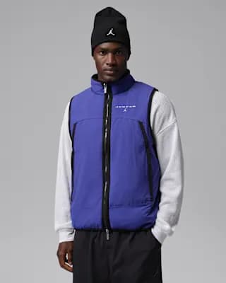 Jordan Flight Mountainside Men's Vest Black/Light Concord/White [Outer body: 100% nylon. Inner body: 100% polyester., Machine wash, XS-3XL]