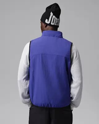 Jordan Flight Mountainside Men's Vest Black/Light Concord/White [Outer body: 100% nylon. Inner body: 100% polyester., Machine wash, XS-3XL]