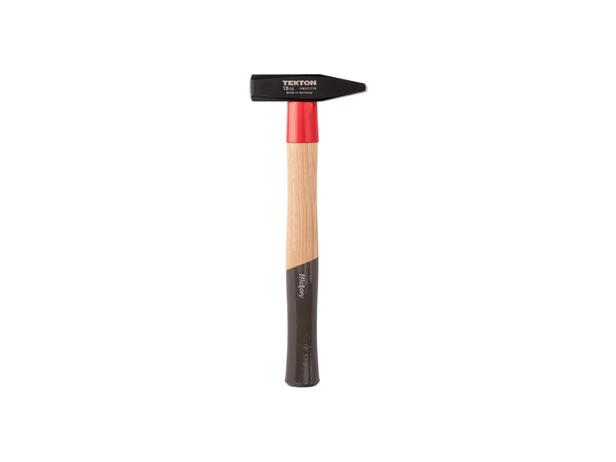TEKTON 18 oz. Cross Peen Hammer [A. Length (in.) 12.6, B. Width (in.) 4.6, C. Height (in.) 1.1]