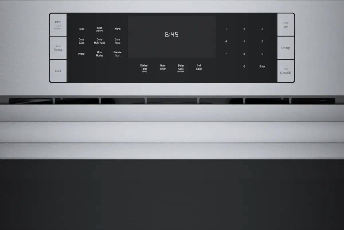 Bosch 800 Series Single Wall Oven 30'' Stainless Steel [12, Proof, Roast, Convection Roast, Bake, Convection Bake, Pizza, Air Fry, Convection Multi-Rack, Convection Broil, Broil, W