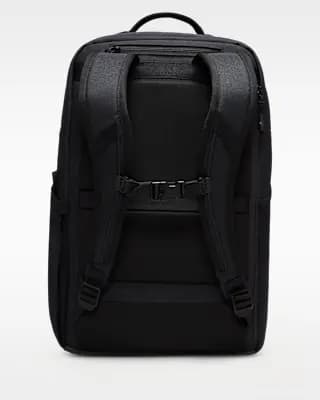 Nike Utility Speed Backpack (27L) Black/Black/White [Body/Lining: 100% polyester, Spot clean, ONE SIZE]