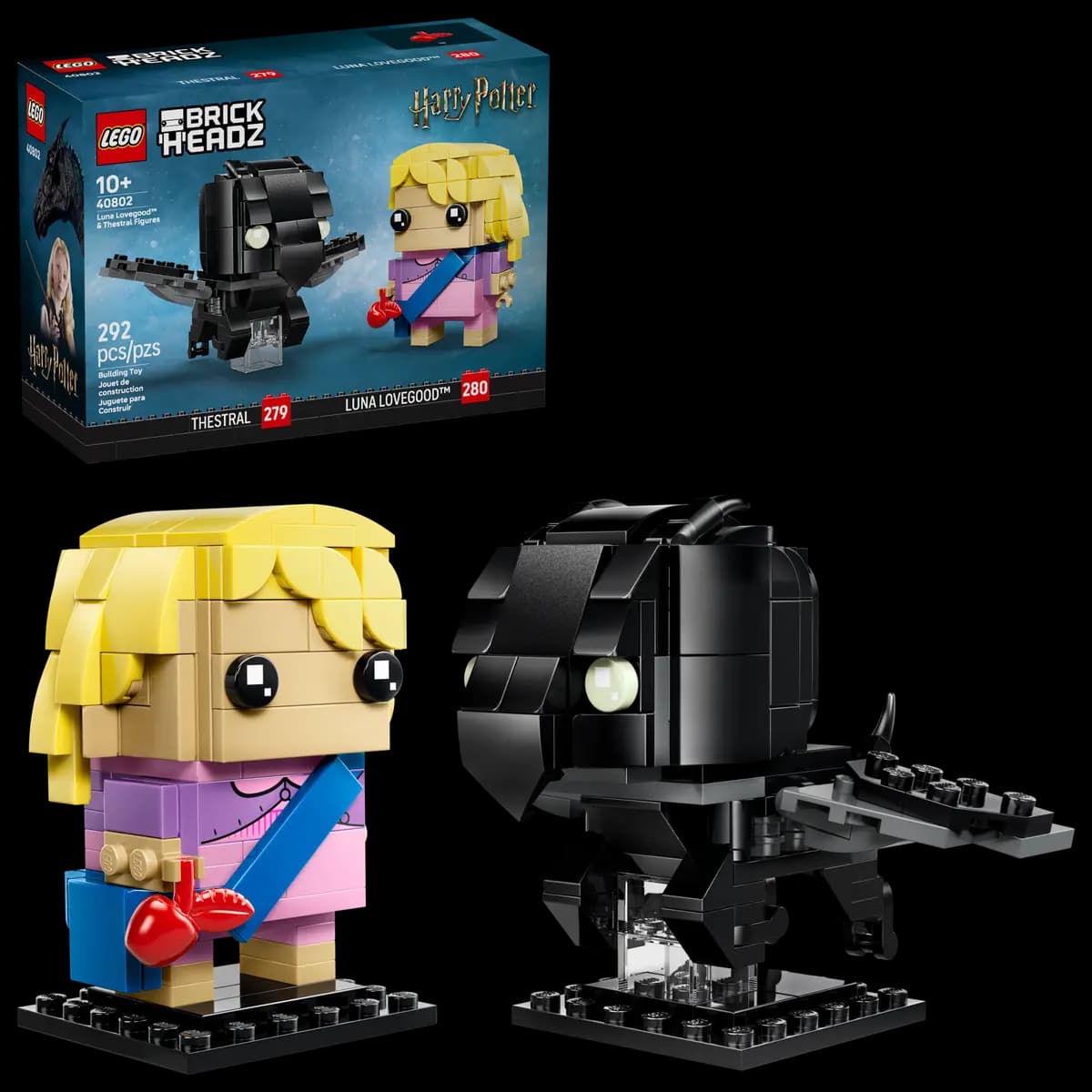 LEGO Luna LovegoodÃƒÆ’Ã†â€™Ãƒâ€šÃ‚Â¢ÃƒÆ’Ã‚Â¢ÃƒÂ¢Ã¢â‚¬Å¡Ã‚Â¬Ãƒâ€¦Ã‚Â¾ÃƒÆ’Ã¢â‚¬Å¡Ãƒâ€šÃ‚Â¢ & Thestral Figures 40802 [292 pieces, ages 10+, BrickHeadz]