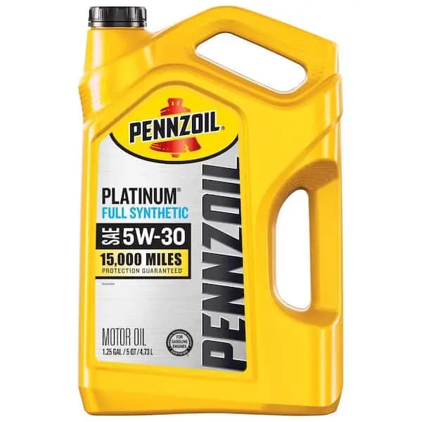 Pennzoil Platinum SAE 5W-30 Full Synthetic Motor Oil 5 Qt., 550046126 [Automotive Part Type: Engine Oil, General Part Type: Engine Oil, Number Of Units In Package: 1]