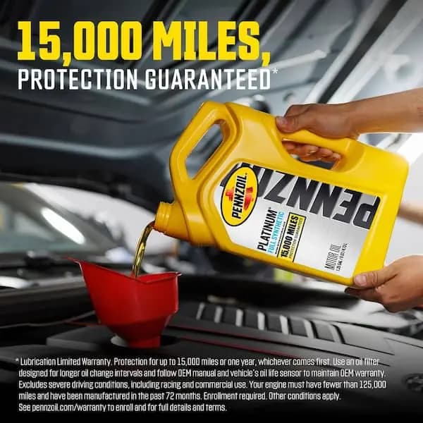 Pennzoil Platinum SAE 5W-30 Full Synthetic Motor Oil 5 Qt., 550046126 [Automotive Part Type: Engine Oil, General Part Type: Engine Oil, Number Of Units In Package: 1]