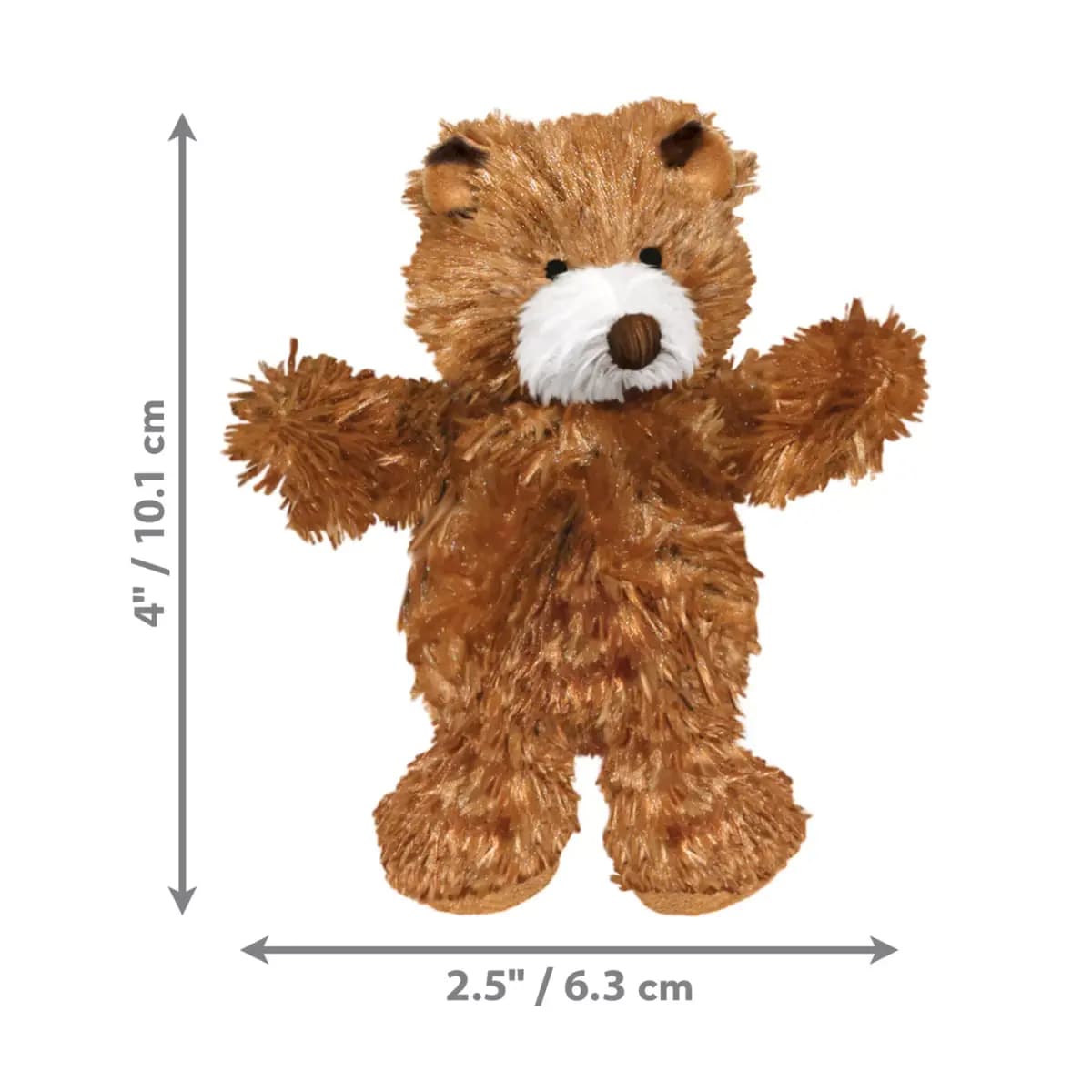 KONG® Teddy Bear Plush Squeaker Dog Toy [Description and Overview The KONG Dr. Noyz Teddy Bear is full of, Product Brand & Name KONG Dr. Noyz Teddy Bear XS, Intended for Dog, Dimen