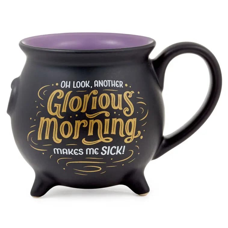 Disney Hocus Pocus Cauldron-Shaped Mug, 17.5 oz. [Count 1, Care instructions Dishwasher and microwave safe., Item number 1HGN1578]
