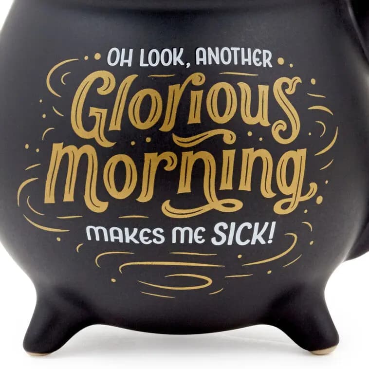 Disney Hocus Pocus Cauldron-Shaped Mug, 17.5 oz. [Count 1, Care instructions Dishwasher and microwave safe., Item number 1HGN1578]