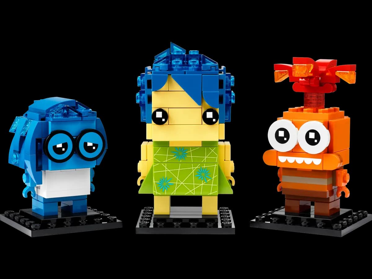 LEGO Joy, Sadness & Anxiety 40749 [300 pieces, ages 10+, BrickHeadz]