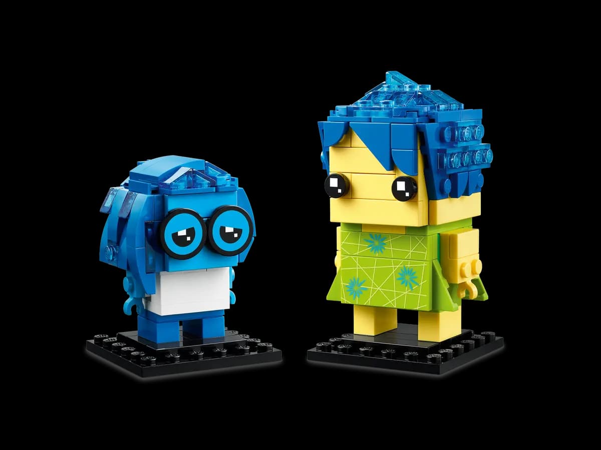 LEGO Joy, Sadness & Anxiety 40749 [300 pieces, ages 10+, BrickHeadz]