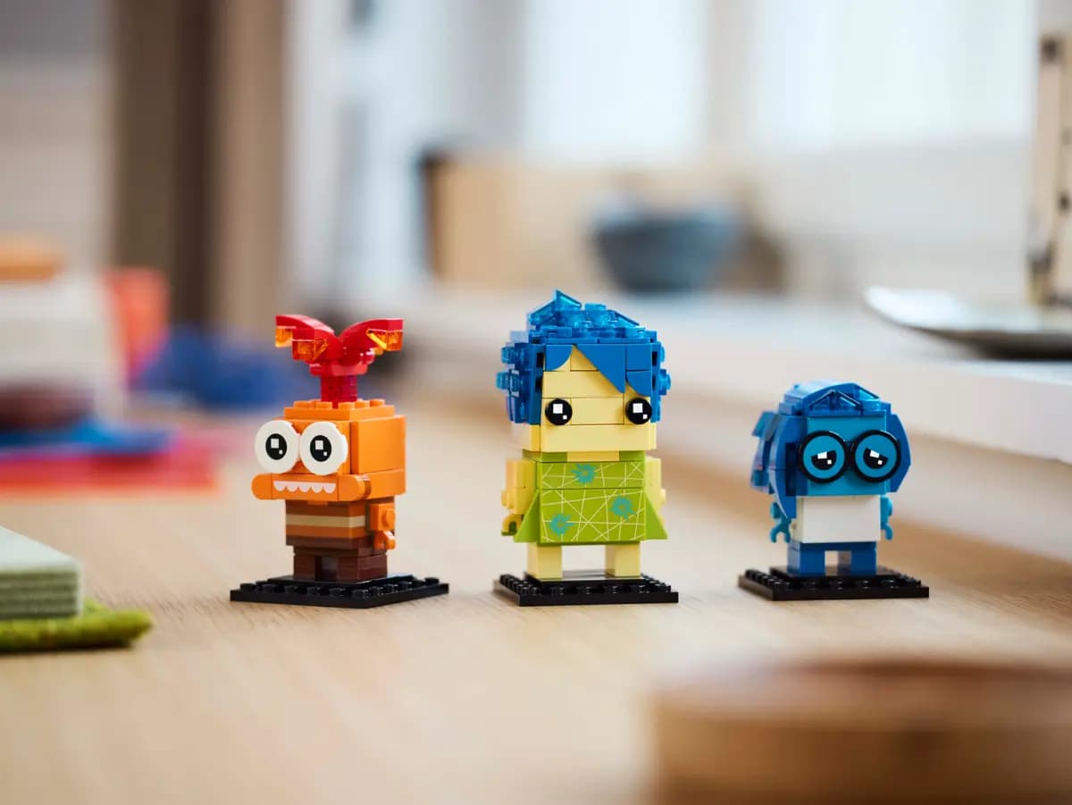 LEGO Joy, Sadness & Anxiety 40749 [300 pieces, ages 10+, BrickHeadz]