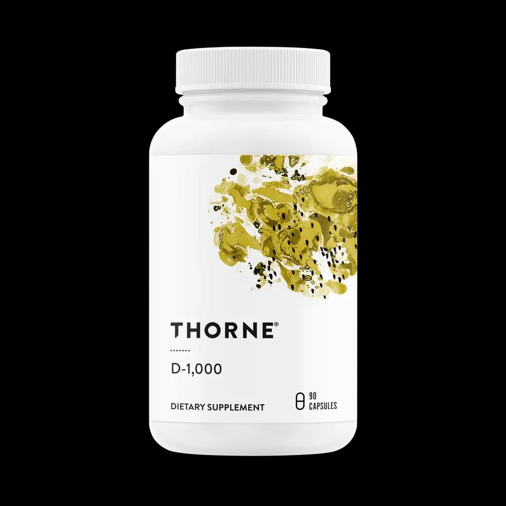 Thorne Vitamin D-1,000 - 90 Servings [1 Capsule(s), 90, 25mcg]