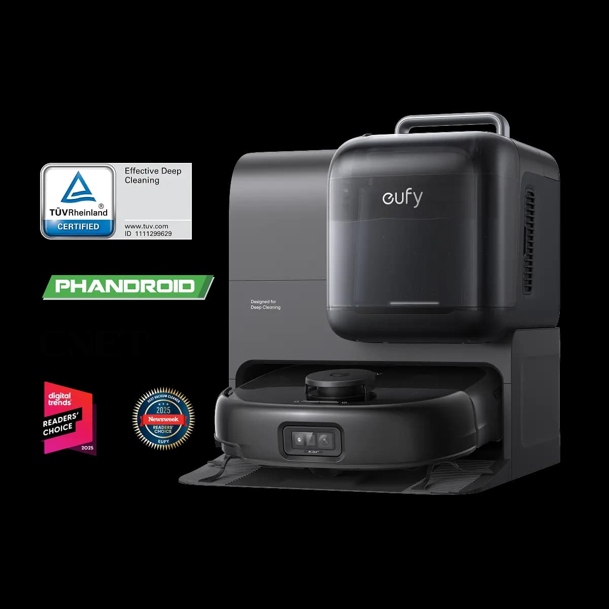 eufy Robot Vacuum Omni E28 [Yes, Rolling Mop, 15N / 1.5 kg]