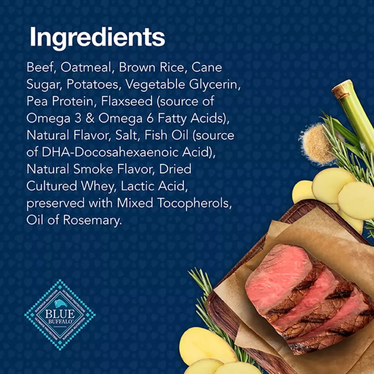 Blue Buffalo® Bits Soft & Chewy Training Treats - Beef Recipe, 4 oz [Food Type Dog Treat, Life Stage Puppy, Health Consideration Brain Development, Flavor Beef]
