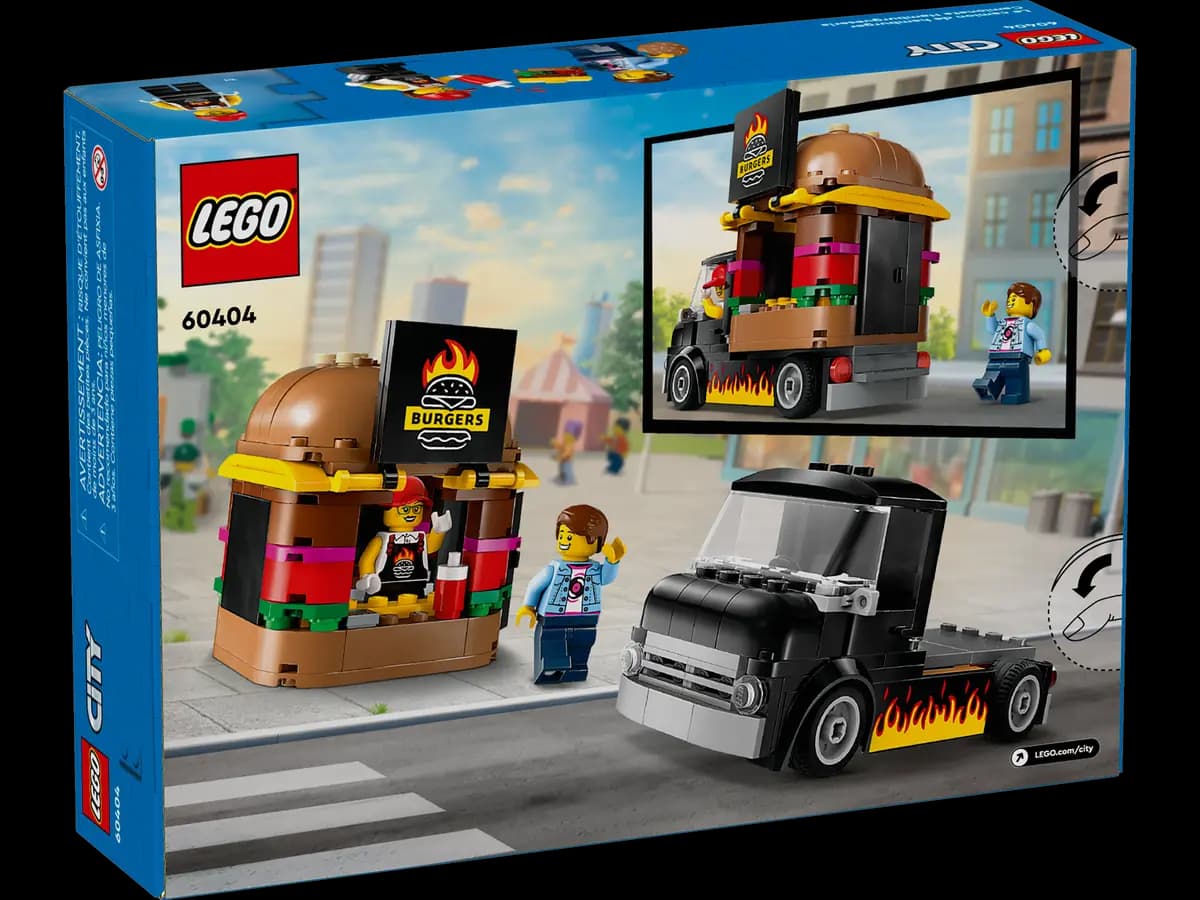 LEGO Burger Truck 60404 [194 pieces, ages 5+, City]