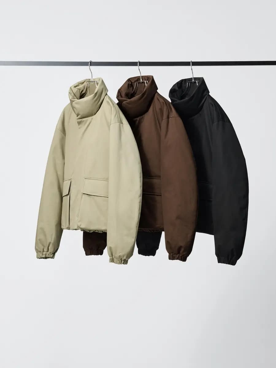 Uniqlo Hybrid Down Short Jacket Brown [Imported, Hand wash cold, Do not dry clean, Uniqlo U View the full collection]