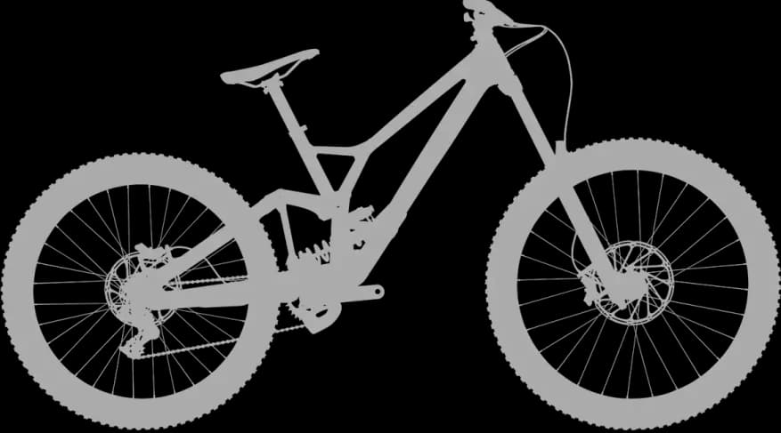 Specialized S-Works Demo 11 [200mm travel FACT 11m carbon frame with HighGear system, 165mm cranks, reach adjust headset cups, BB adjust, full internal cable routing, 148mm rear sp