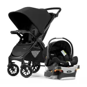 Chicco Bravo 3-in-1 Quick-Fold Trio Travel System - Ombra [Dimensions (Overall) 42.7 Inches (H) x 19.1 Inches (W) x 35.2, Weight 48.3 Pounds, Dimensions (Collapsed) 29 Inches (H) x