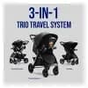 Chicco Bravo 3-in-1 Quick-Fold Trio Travel System - Ombra [Dimensions (Overall) 42.7 Inches (H) x 19.1 Inches (W) x 35.2, Weight 48.3 Pounds, Dimensions (Collapsed) 29 Inches (H) x