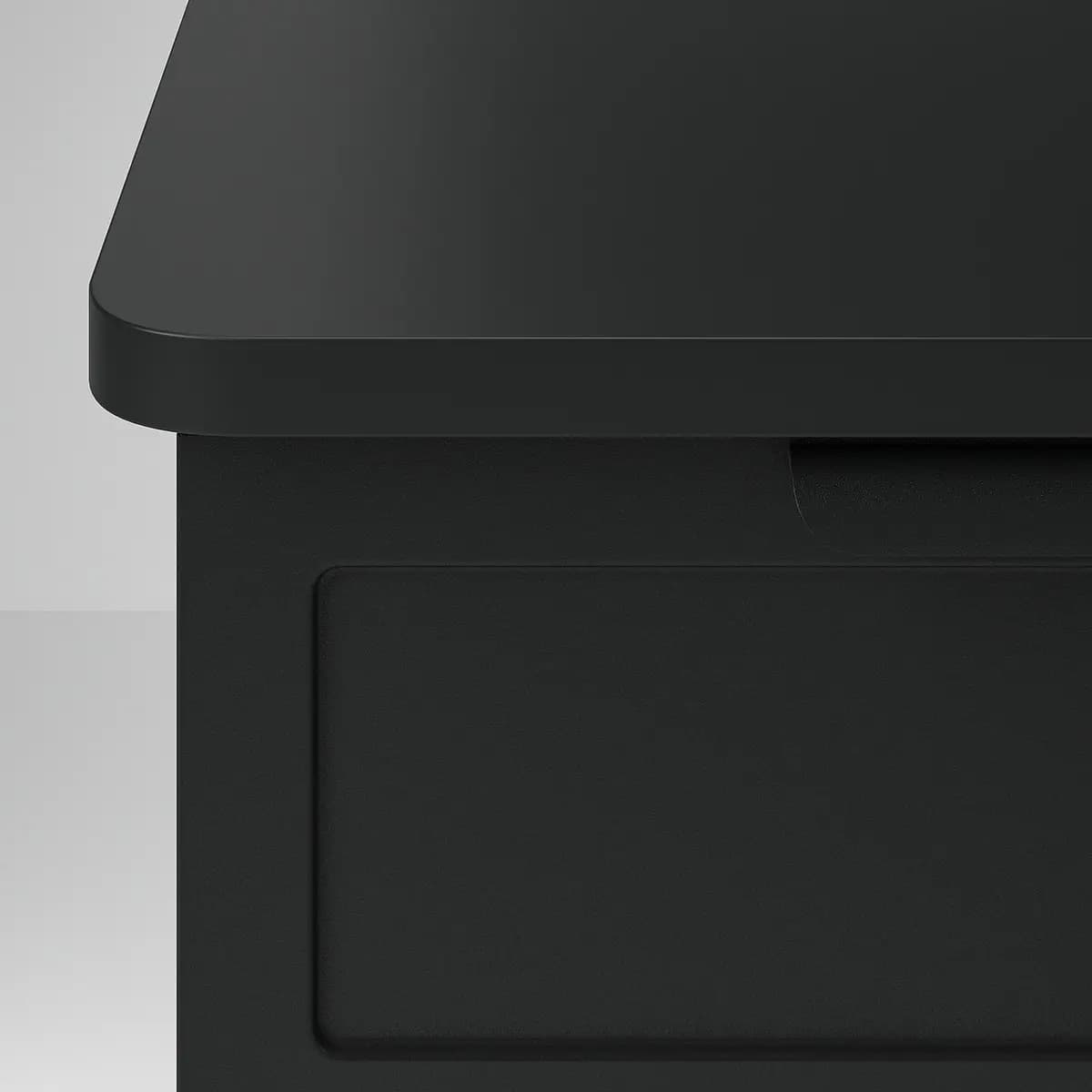 IKEA GRÅFJÄLLET Wall-mounted bedside table, anthracite [Width 16 1/2 ", Depth 11 3/8 ", Height 12 1/4 "]