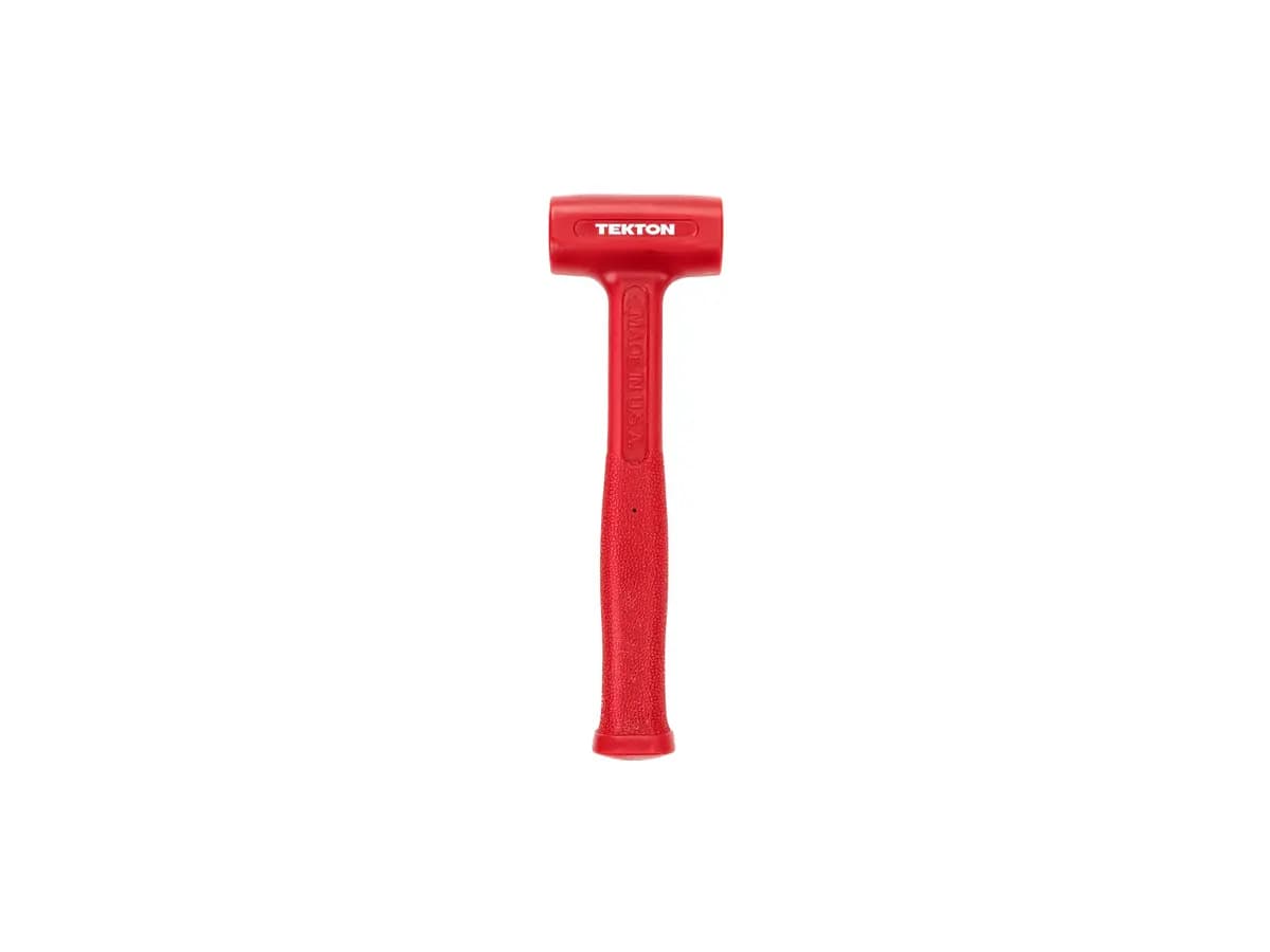 TEKTON 13 oz. Dead Blow Hammer [A. Length (in.) 10.1, B. Width (in.) 3.1, C. Height (in.) 1.4]