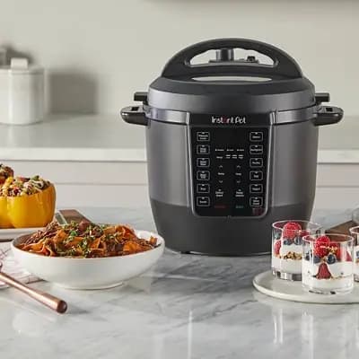 Instant Pot RIO 6qt 7-in-1 Electric Pressure Cooker & Multi-Cooker Black: Instapot, Slow & Rice Cooker [6 Quart, 1000 Watts, Stainless Steel]