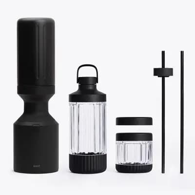 Beast Health Mega 1200 Stainless Steel Blender Carbon Black [40 fl oz (US), 1200 Watts, Stainless Steel]