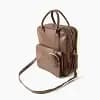Picolette by Olivia Culpo Large Solid Backpack Diaper Bag - Chocolate [Dimensions (Overall) 15.8 Inches (H) x 9 Inches (W) x 12.2 In, Weight 3.5 Pounds, Industry or Government Cert
