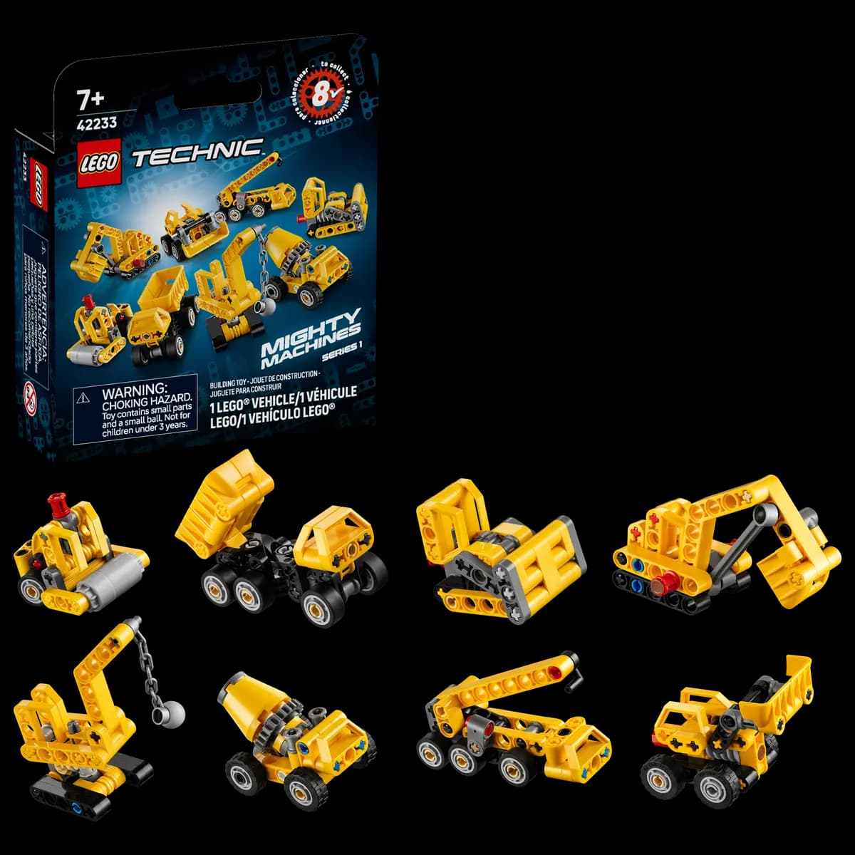 LEGO Mighty Machines 42233 [44 pieces, ages 7+, Technic™]