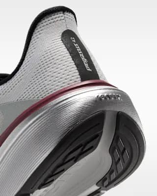 Nike Pegasus 42 Women's Road Running Shoes Vast Grey/Pink Smoke/College Grey/Black [Weight: Approx. 243g/8.6oz (Women's US 8), Heel-to-toe drop: 10mm, Vast Grey/Pink Smoke/College 