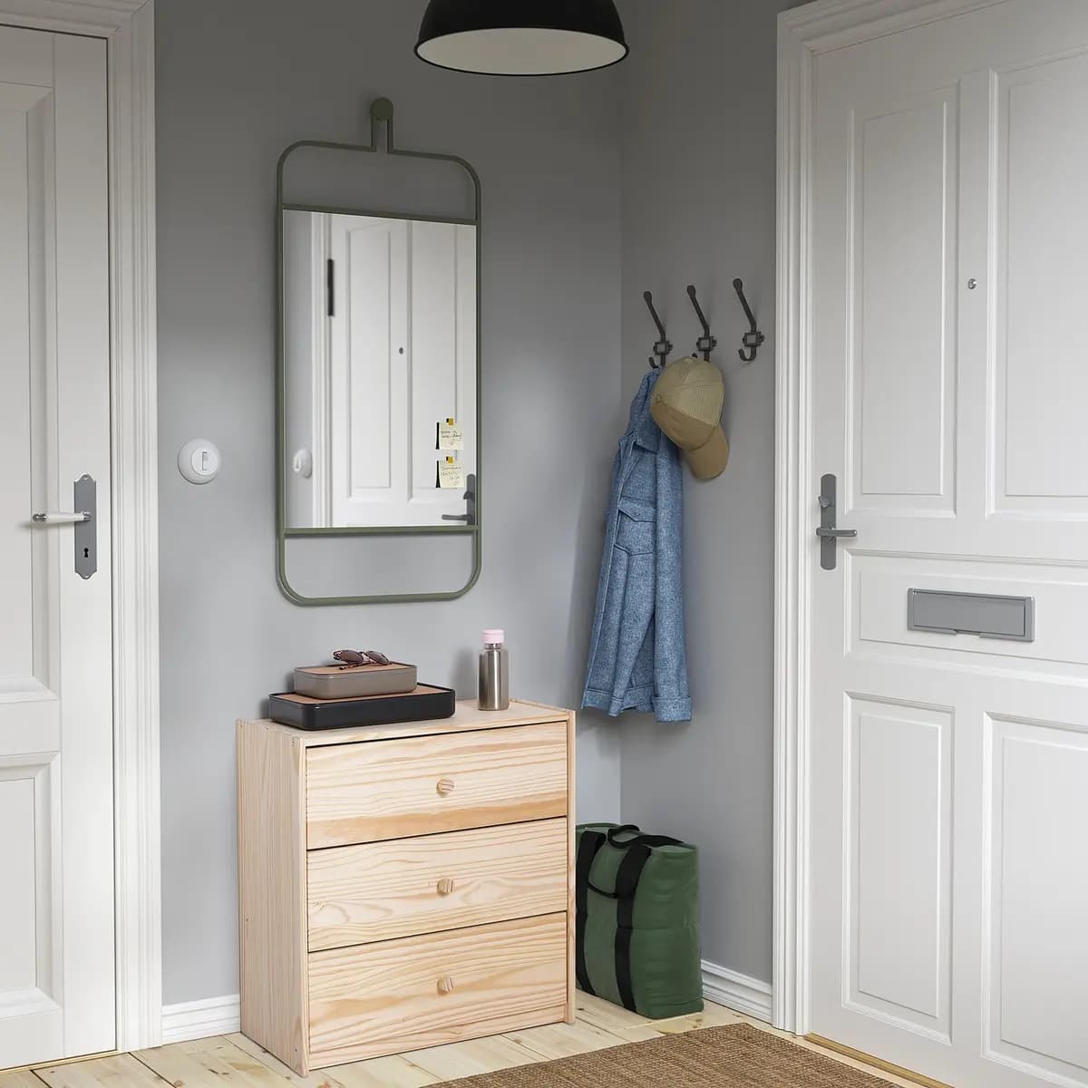 IKEA RAST 3-drawer dresser, pine 24 3/8x26 3/4 " [Width 24 3/8 ", Depth 13 3/4 ", Height 26 3/4 "]