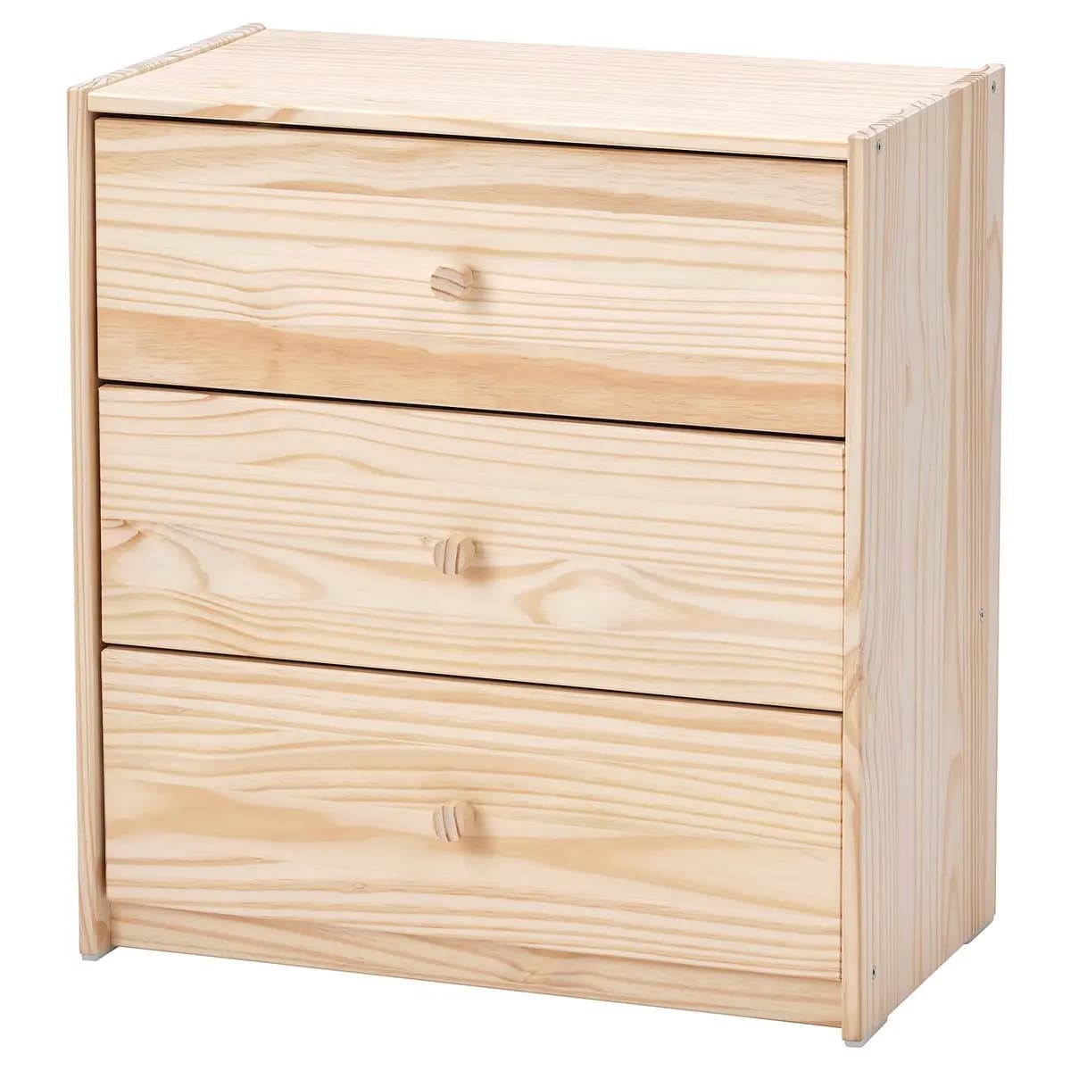 IKEA RAST 3-drawer dresser, pine 24 3/8x26 3/4 " [Width 24 3/8 ", Depth 13 3/4 ", Height 26 3/4 "]