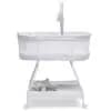 Delta Children Curve Bassinet - White and Gray [Dimensions (Overall) 30.5 Inches (H) x 20 Inches (W) x 32 Inc, Weight 9 Pounds, Holds up to 30 Pounds, Material Metal (Frame)]
