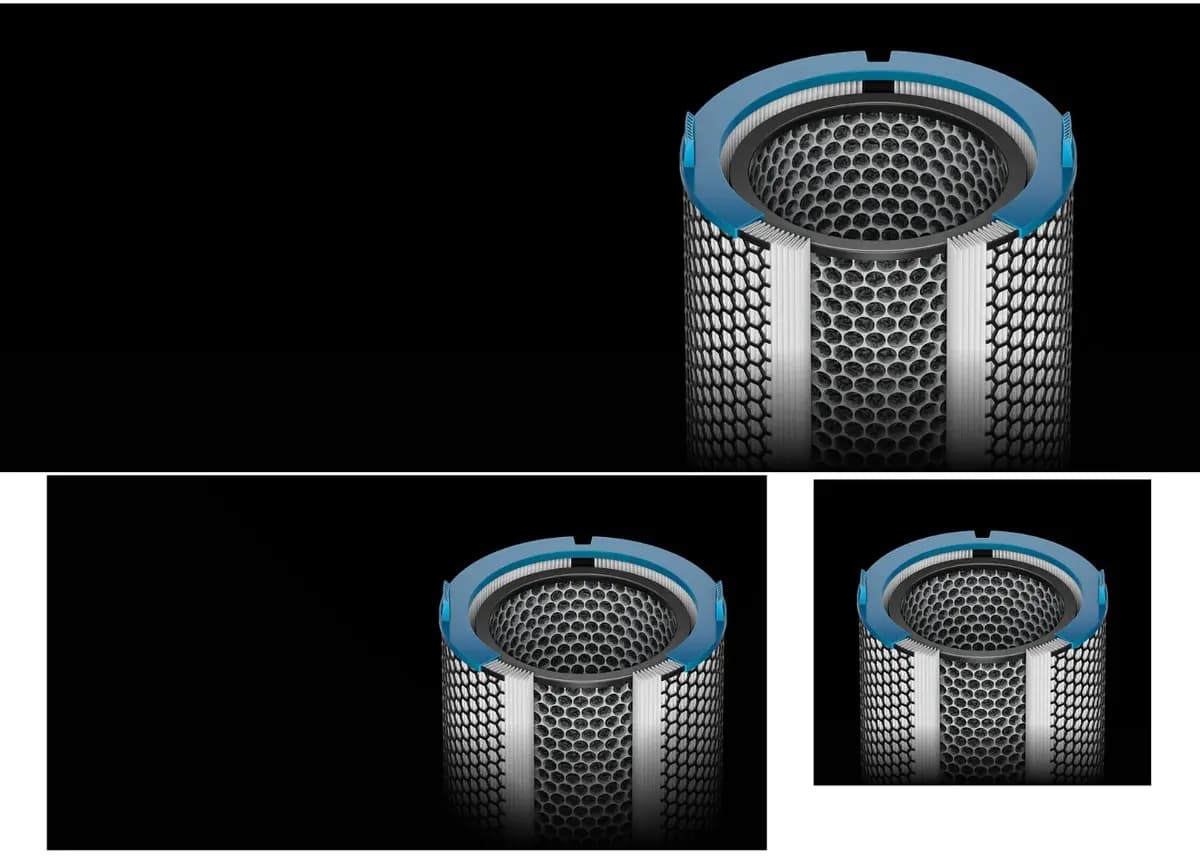 Dyson Hushjet™ Purifier Compact [9.06 in, 90 degrees, 5.9 ft]