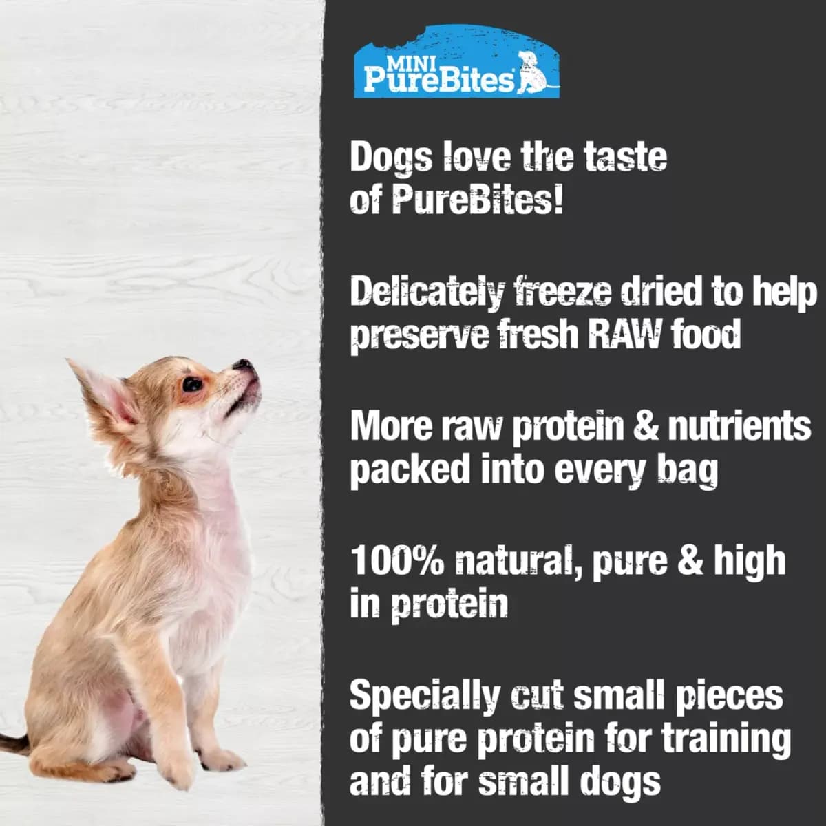Mini-PureBites® Raw Freeze Dried Trainers Dog Treats - Lamb Liver [Brand PureBites, Food Type Dry, Freeze Dried, Breed Size All, Life Stage All]