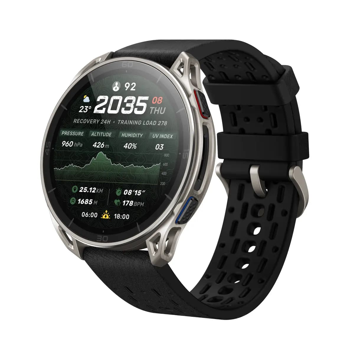Amazfit Cheetah 2 Ultra [1.5", Up to 30 days, 780 mAh (rated value)]